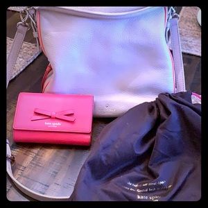 Kate spade crossbody and wallet set